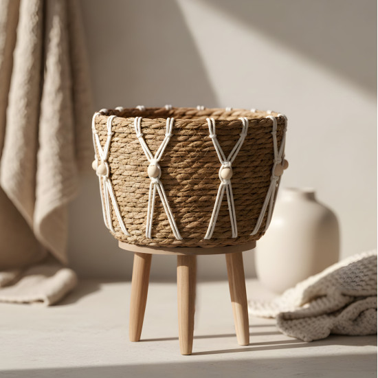 Straw Basket Large